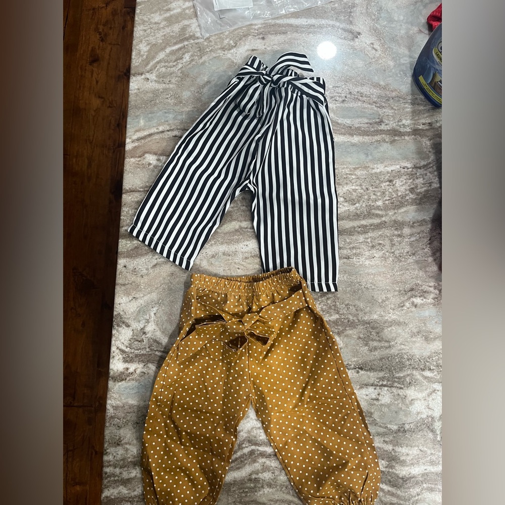 Striped and Polka Dot Pants baby bundle